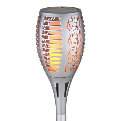 Globo - LED Соларна лампа LED/3,6W/3V 1800K IP44 лъскав хром