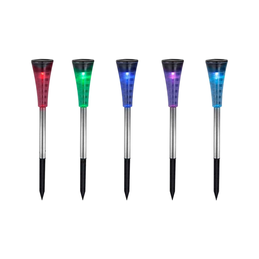 Globo 33079-5 - SADA 5x Соларна лампа RGB-LED/0,06W/3,2V IP44