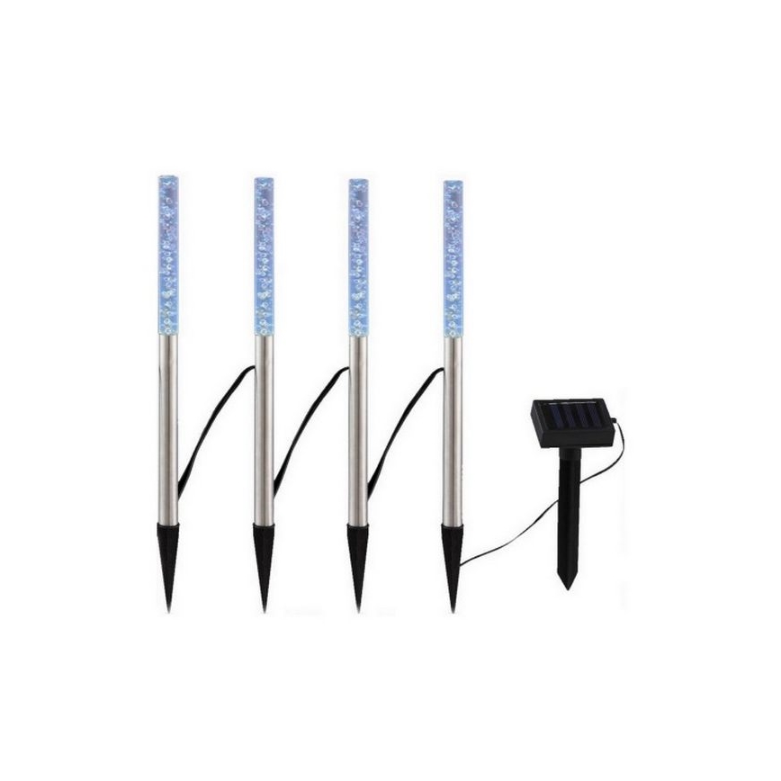 Globo - К-кт 4x LED Соларна лампа 4xLED/0,07W IP44 600 mAh