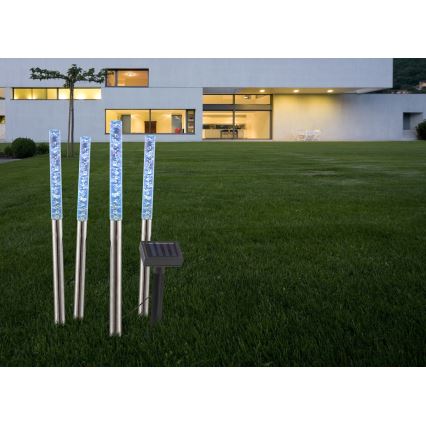 Globo - К-кт 4x LED Соларна лампа 4xLED/0,07W IP44 600 mAh
