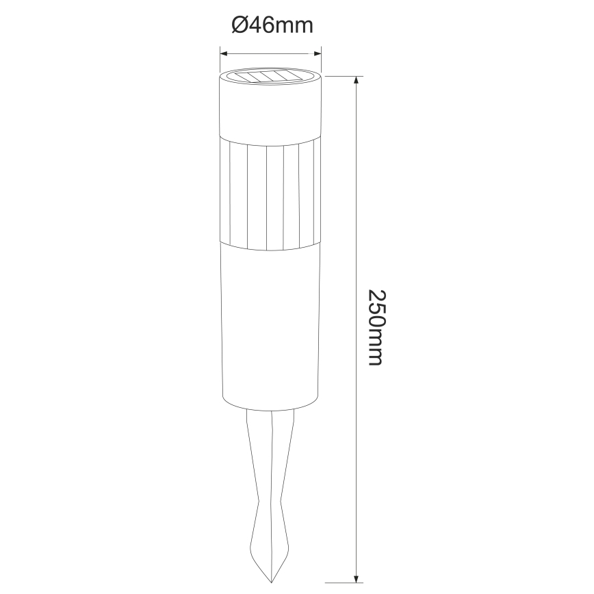 Globo - К-кт 4x LED Соларна лампа LED/0,06W/3,2V IP44