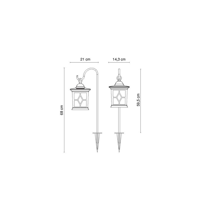 Globo - Соларна LED лампа LED/0,05W/3,2V IP44 300 mAh