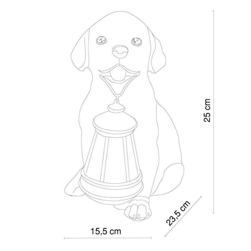 Globo - LED соларна лампа LED/0,06W/3V с IP44, 600 mAh