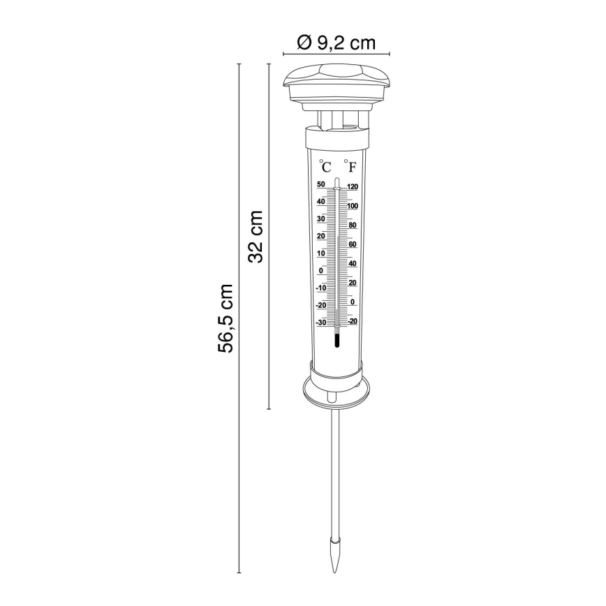 Globo - LED Соларна лампа LED/0,06W IP44 600 mAh