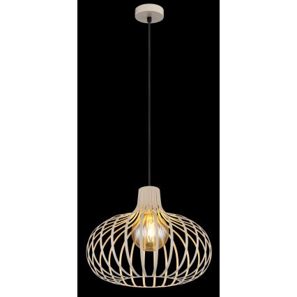 Globo - Висяща лампа на кабел 1xE27/40W/230V бежова