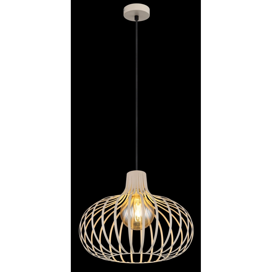 Globo - Висяща лампа на кабел 1xE27/40W/230V бежова