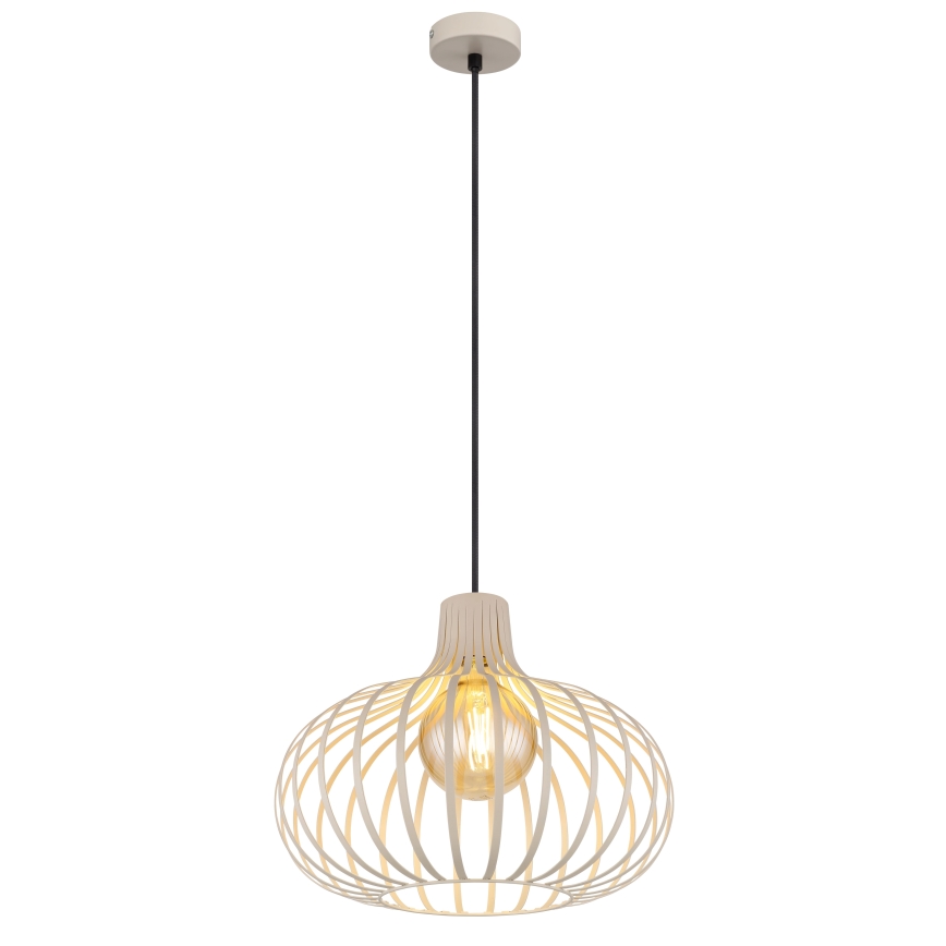 Globo - Висяща лампа на кабел 1xE27/40W/230V бежова
