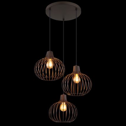 Globo - Полилей с кабелно окачване 3xE27/40W/230V
