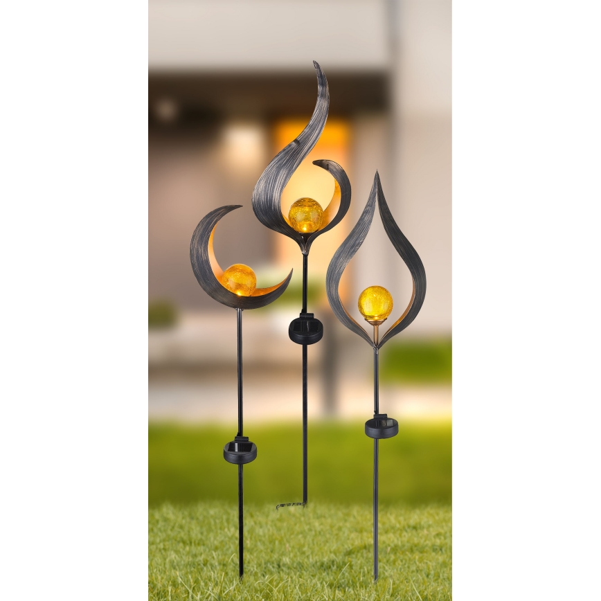 Globo - LED Соларна лампа LED/0,02W/3V 600mAh IP44 бронз