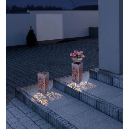 Globo - LED соларен осветител с саксия LED/3V IP44 300 mAh