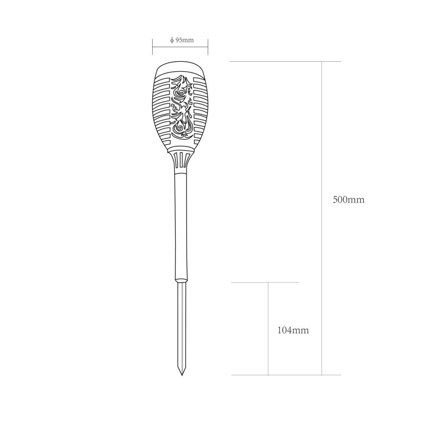 Globo - К-кт 2x LED Соларна лампа LED/0,1W/3V IP44