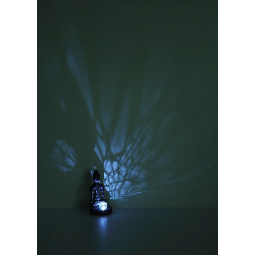 Globo - соларна LED лампа LED/3V IP44 200 mAh статуя на Буда