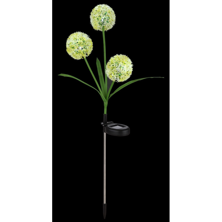 Globo  - LED Соларна лампа 3xLED/0,06W/3V 5000K IP44 200 mAh жълти