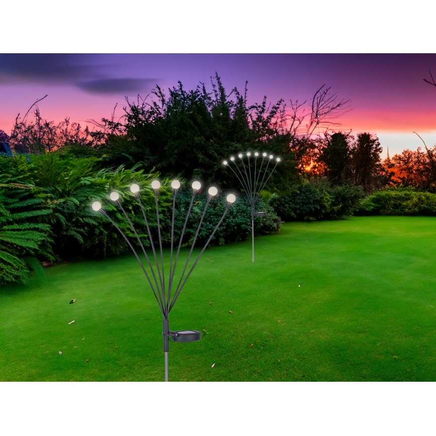 Globo - LED Соларна лампа 8xLED/0,06W/3,2V 3000K IP44 300 mAh
