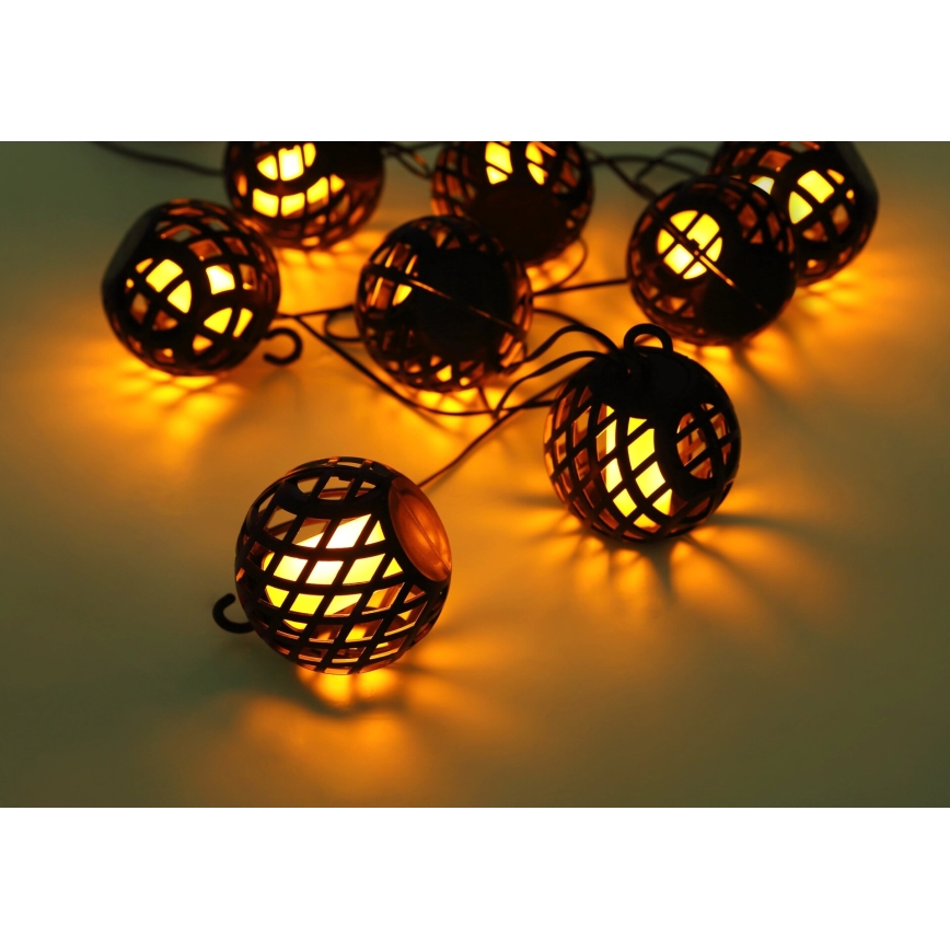 Globo - LED Соларен декоративни лампички 98xLED/0,1W/3V 410 см IP44
