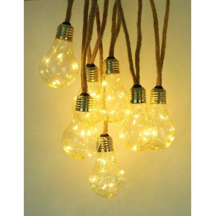 Globo - LED Соларен декоративни лампички 50xLED/0,06W/3,2V 570 см IP44