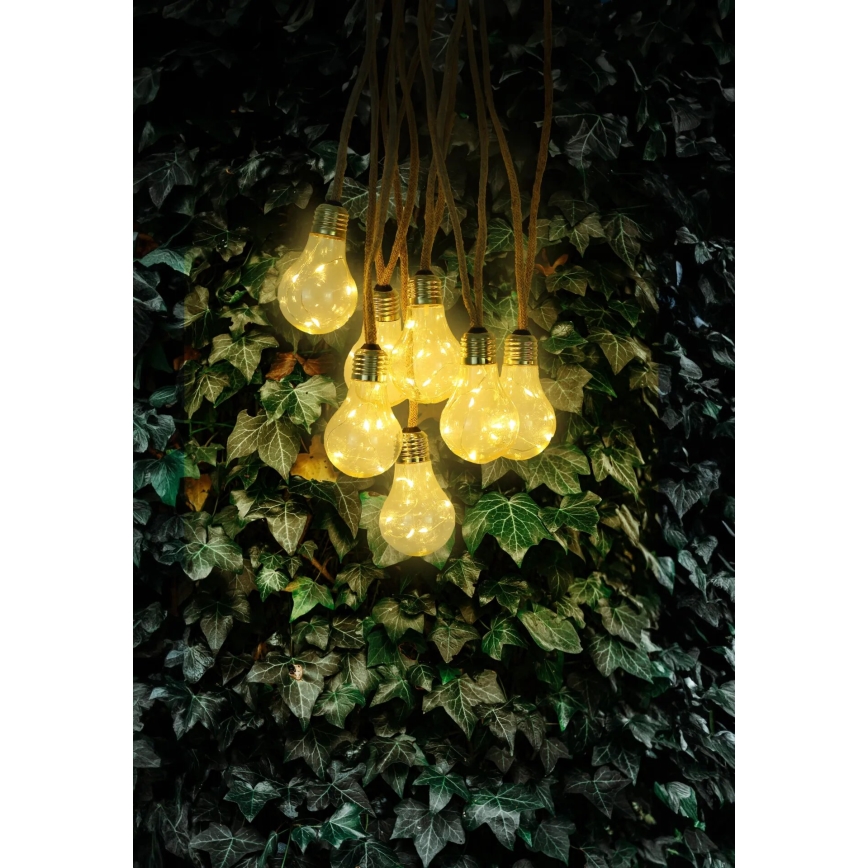 Globo - LED Соларен декоративни лампички 50xLED/0,06W/3,2V 570 см IP44