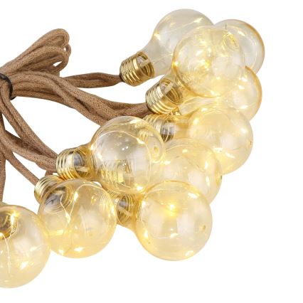 Globo - LED Соларен декоративни лампички 50xLED/0,06W/3,2V 570 см IP44