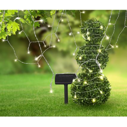 Globo - LED Соларна верига 20 м 120xLED/2,4V 2xAAA IP44