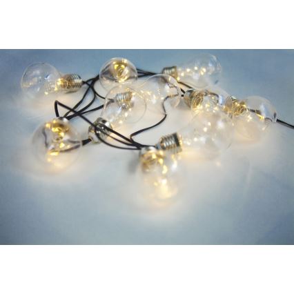 Globo - LED Соларна верига 10xLED/0,06W/3,2V 380 см IP44 600 mAh