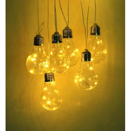Globo - LED Соларна верига 10xLED/0,06W/3,2V 380 см IP44 600 mAh