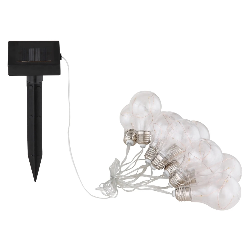 Globo - LED Соларна верига 10xLED/0,06W/3,2V 380 см IP44 600 mAh