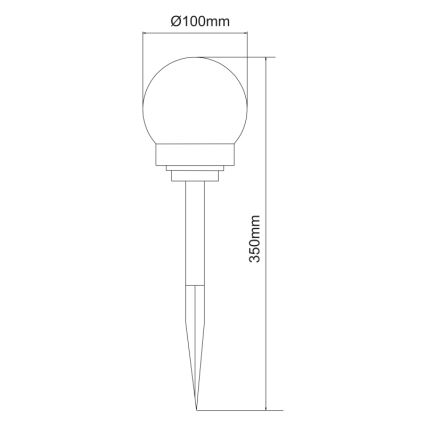 Globo - К-кт 3x LED Соларна лампа LED/0,06W/3V 4000K Ø 10 cm IP44