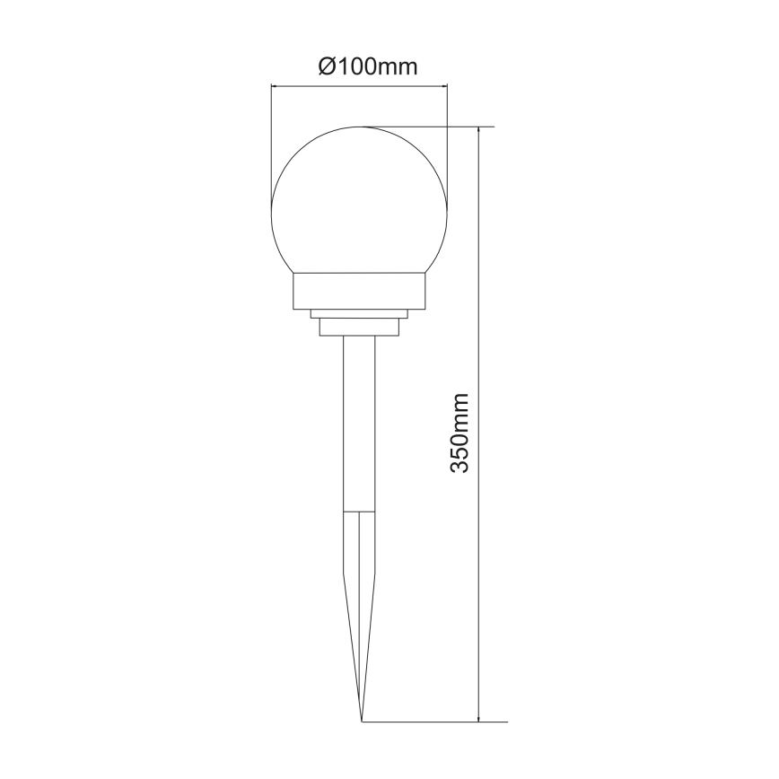 Globo - К-кт 3x LED Соларна лампа LED/0,06W/3V 4000K Ø 10 cm IP44