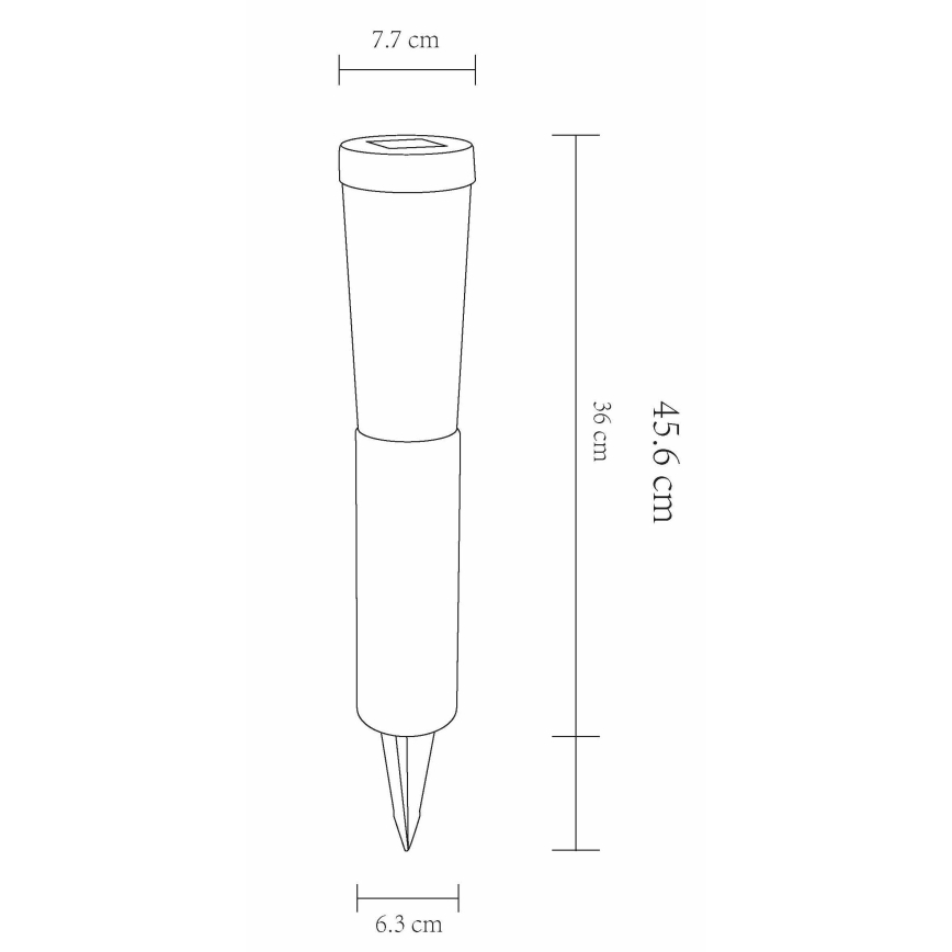 Globo - К-кт 2бр. LED соларни лампи LED/0,1W/3V 6000K IP44