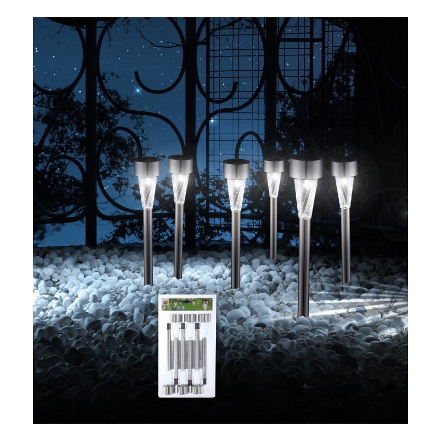 Globo - К-кт 6x LED Соларна лампа LED/1,2V IP44