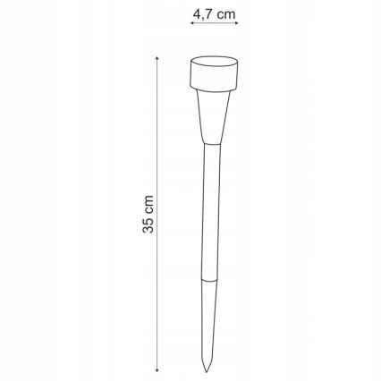 Globo - К-кт 6x LED Соларна лампа LED/1,2V IP44