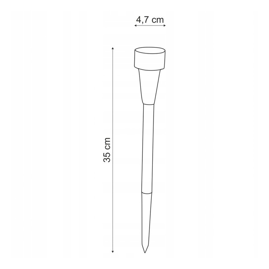 Globo - К-кт 6x LED Соларна лампа LED/1,2V IP44