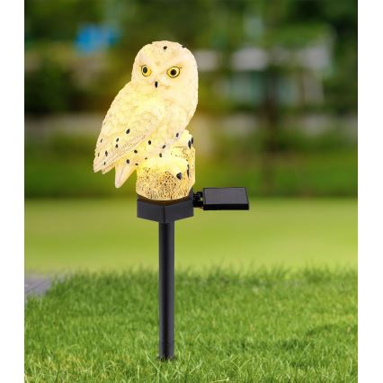 Globo - LED Соларна лампа LED/0,06W/3V IP44 бухал