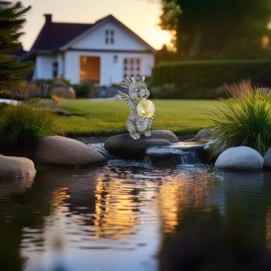 Globo - LED соларна декорация LED/0,02W/3V IP44 дракон 300 mAh