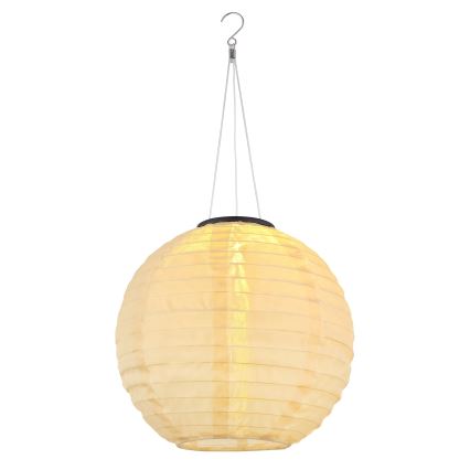 Globo - LED Висяща соларна лампа LED/0,5W/3V IP44 300 mAh бежов