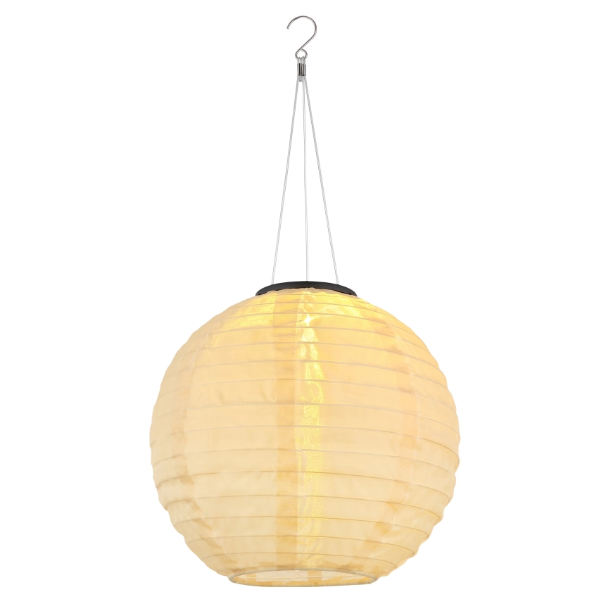 Globo - LED Висяща соларна лампа LED/0,5W/3V IP44 300 mAh бежов