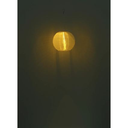 Globo - LED Висяща соларна лампа LED/0,5W/3V IP44 300 mAh бежов