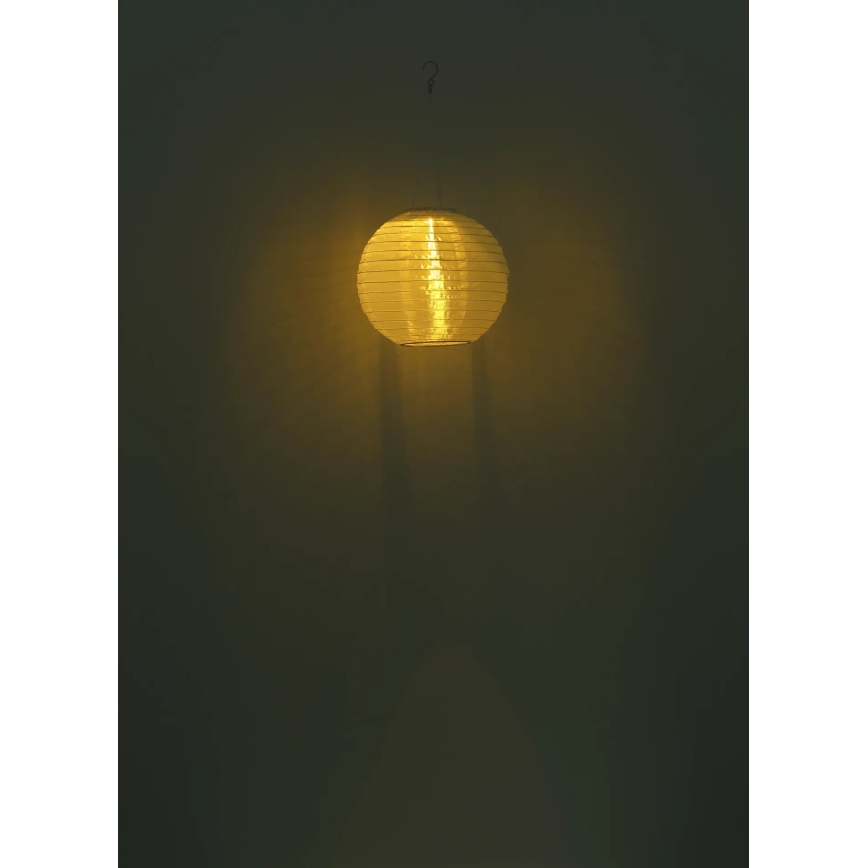 Globo - LED Висяща соларна лампа LED/0,5W/3V IP44 300 mAh бежов