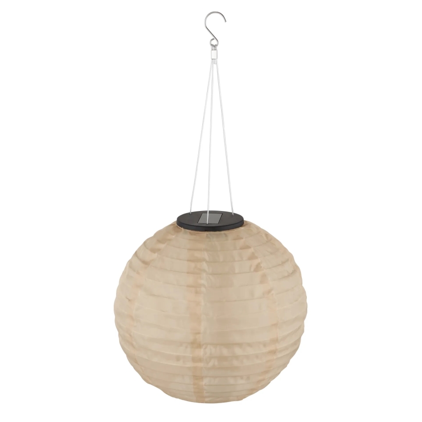 Globo - LED Висяща соларна лампа LED/0,5W/3V IP44 300 mAh бежов