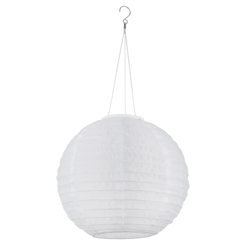 Globo - LED Висяща соларна лампа LED/0,5W/3V IP44 бял 300 mAh