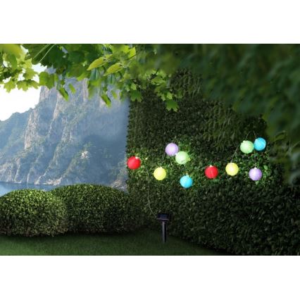 Globo - LED Соларна верига 10xLED/0,06W/1,2V IP44