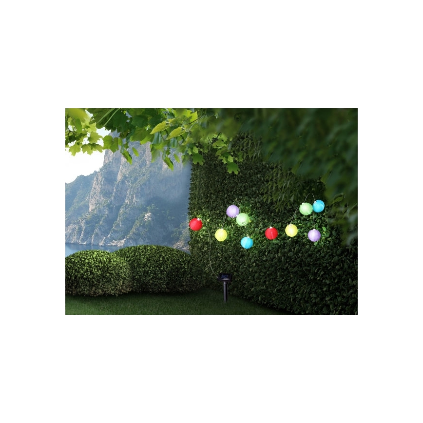 Globo - LED Соларна верига 10xLED/0,06W/1,2V IP44