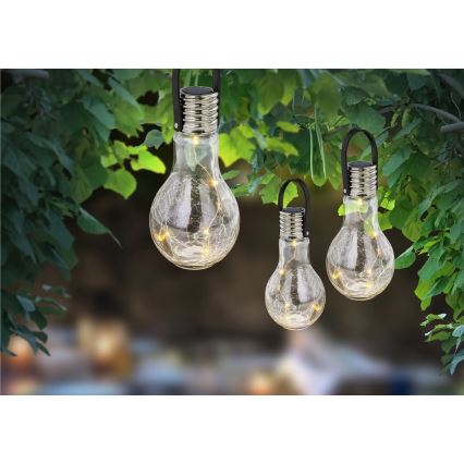 Globo - LED соларна лампа 5xLED/0,06W/3,2V IP44 80 mAh