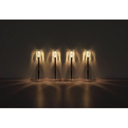 Globo - К-кт 4x LED Соларна лампа LED/0,06W/1,2V IP44 100 mAh