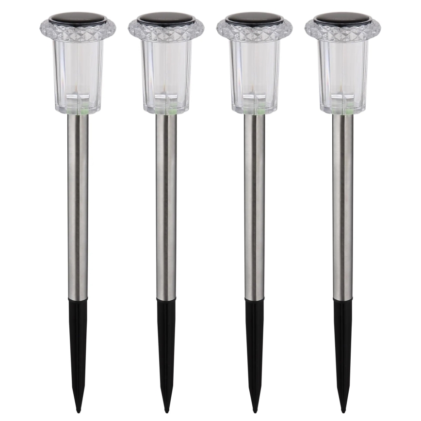 Globo - К-кт 4x LED Соларна лампа LED/0,06W/1,2V IP44 100 mAh