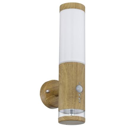 Globo - Екстериорна лампа със сензор 1xE27/15W/230V IP44