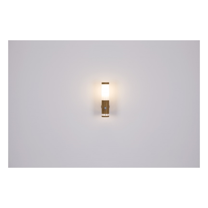 Globo - Екстериорна лампа със сензор 1xE27/15W/230V IP44