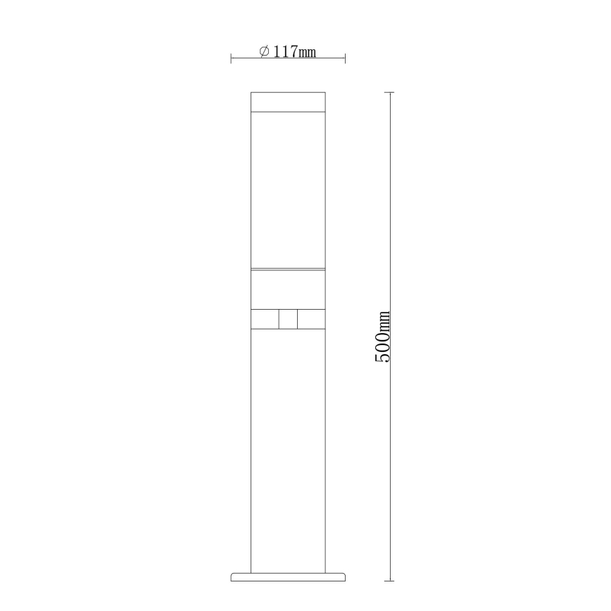 Globo - Екстериорна лампа 1xE27/15W/230V IP44