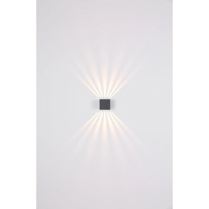 Globo - Външно стенно LED осветително тяло LED/6W/230V IP54 антрацит