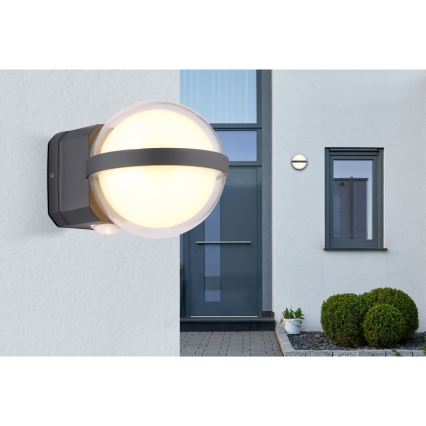 Globo - LED Екстериорен аплик LED/12W/230V IP54 черен